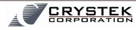 Crystek logo