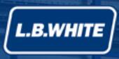 L.B. WHITE logo