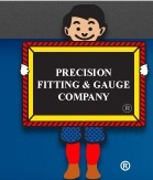 PRECISION FITTING & GAUGE logo