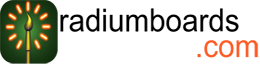 RadiumBoards logo